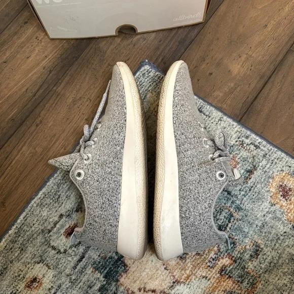 Allbirds women's wool runners Dapple Grey (Cream Sole) size 8 - Picture 7 of 10
